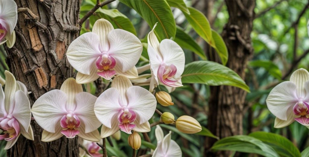 Orquideas en Troncos