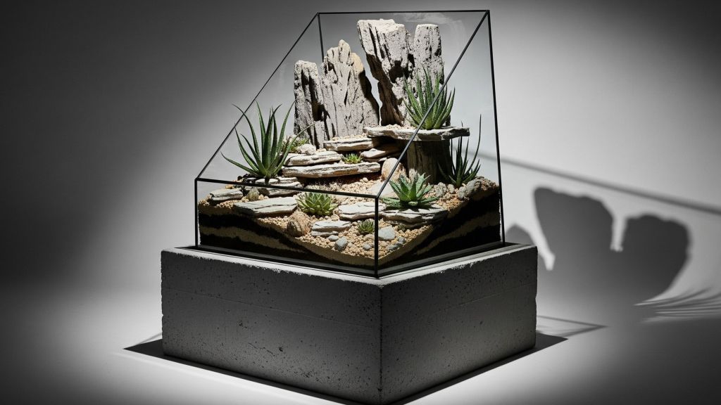 Brutalist Terrariums Nature in an Architectural Key