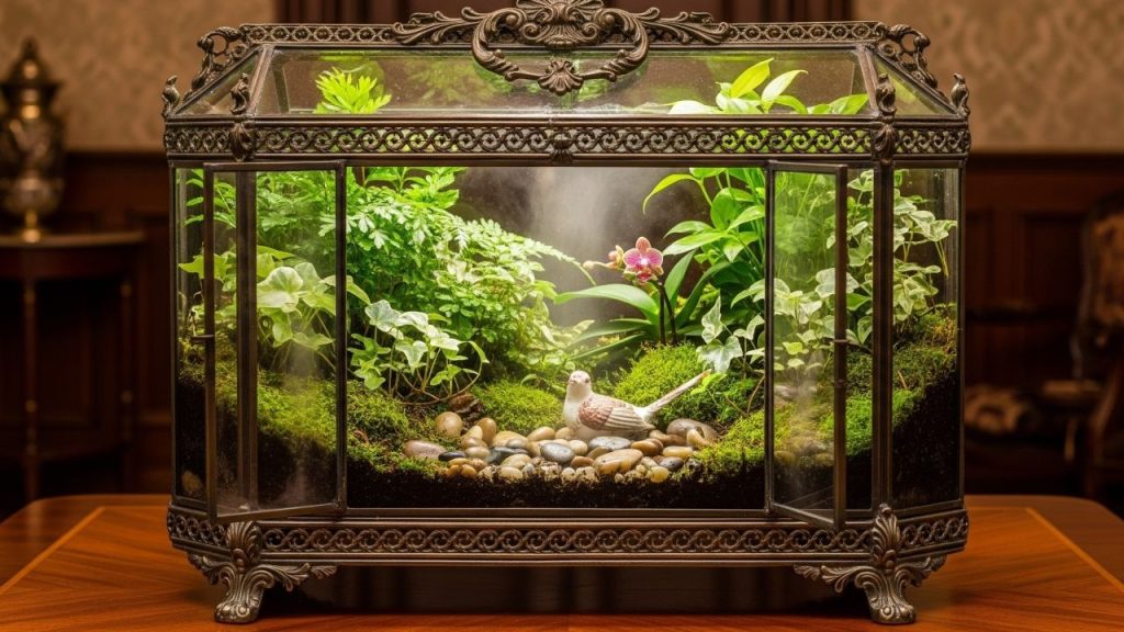 Victorian Terrarium a Piece of Botanical Art