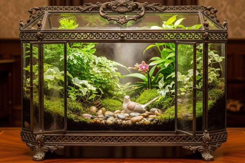 Victorian Terrarium a Piece of Botanical Art